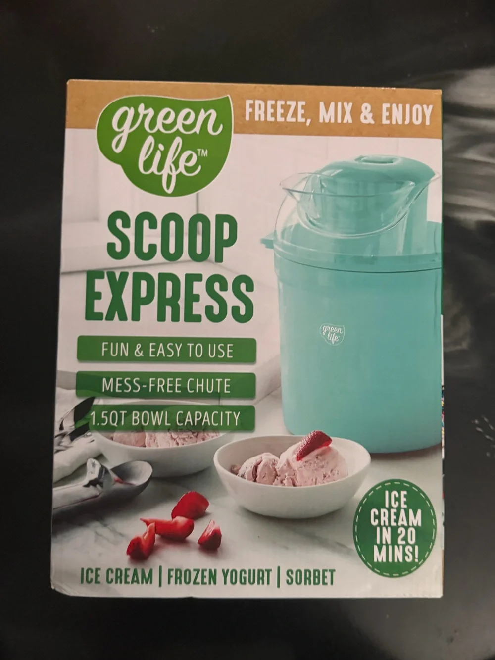 Scoop Express Ice Cream Maker - Turquoise